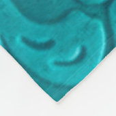 Navajo Tribal Turquoise Faux Leather Tool Fleece Deken (Hoek)