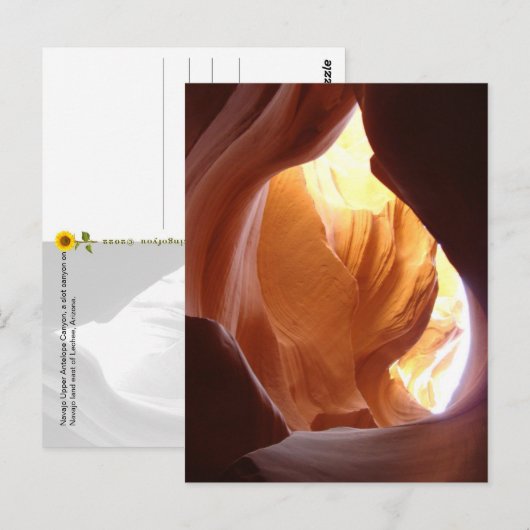 Navajo Upper Antelope Canyon (3) - briefkaart (Voorkant / Achterkant)