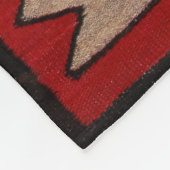 NAVAJO VEER PATROON TAPIJT 1900 herdruk Fleece Deken (Hoek)