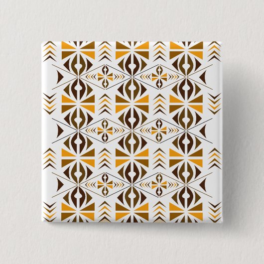 Navajo Vierkante Button 5,1 Cm (Voorkant)