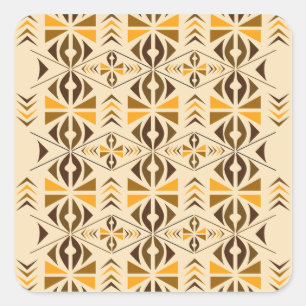 Navajo Vierkante Sticker