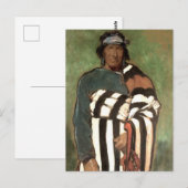 "Navajo" Western Art by Gerald Cassidy Briefkaart (Voorkant / Achterkant)