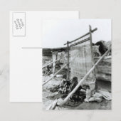 Navajo wevers, c.1914 briefkaart (Voorkant / Achterkant)