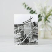 Navajo wevers, c.1914 briefkaart (Staand voorkant)