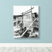 Navajo wevers, c.1914 canvas afdruk (Insitu (Houten vloer))