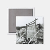 Navajo wevers, c.1914 magneet (Voorkant / Achterkant)