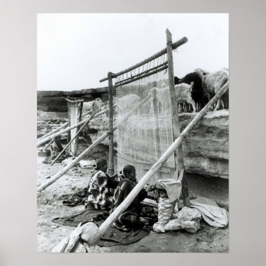 Navajo wevers, c.1914 poster (Voorkant)