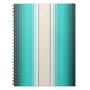 Navajo White, Turquoise Oranje Mexican Blanket Ser Notitieboek