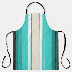 Navajo White, Turquoise Oranje Mexican Blanket Ser Schort