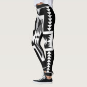 Navajo Zwart & Grijs Leggings (Links)