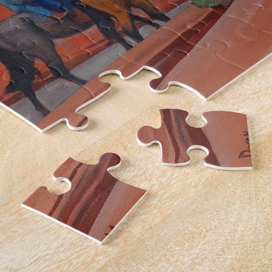 Navajos in a Canyon, 1945 by Maynard Dixon Legpuzzel (Zijkant)