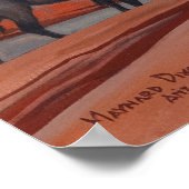 Navajos in een canyon door Maynard Dixon Poster (Hoek)