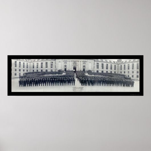 Naval Academy Midshipmen Foto 1922 Poster (Voorkant)