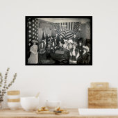 Naval Academy Sponsors Foto 1908 Poster (Keuken)