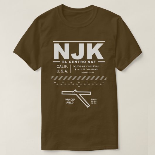 Naval Air Facility El Centro NJK T-shirt (Design voorkant)