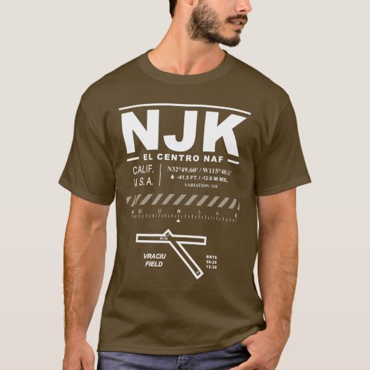 Naval Air Facility El Centro NJK T-shirt (Voorkant)