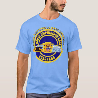 Naval Amfibische Basis Coronado w TXT T-shirt