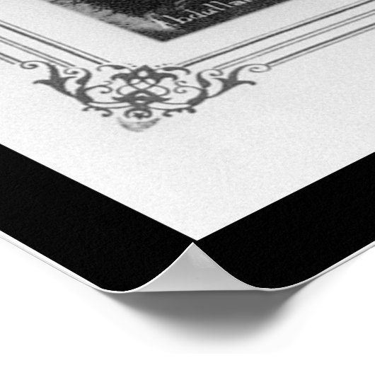 Naval Arsenal en Golden Horn Istanbul 1885 Poster (Hoek)