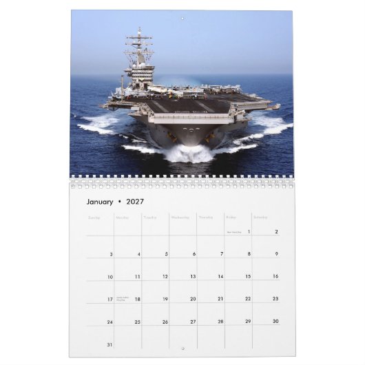 NAVAL AVIATION 2011 - Gepersonaliseerd Kalender (Jan 2027)