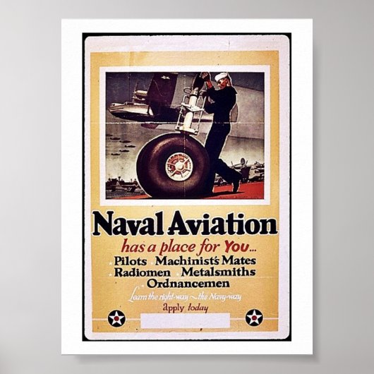 Naval Aviation Poster (Voorkant)
