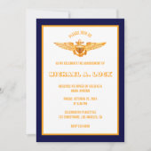 Naval Aviator/Wings of Gold Invitations Kaart (Voorkant)