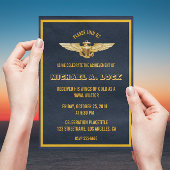 Naval Aviator/Wings of Gold Invitations Kaart