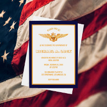 Naval Aviator/Wings of Gold Invitations