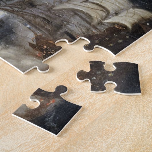 Naval Battle of Öland June 1676 Claus Møinichen Legpuzzel (Zijkant)