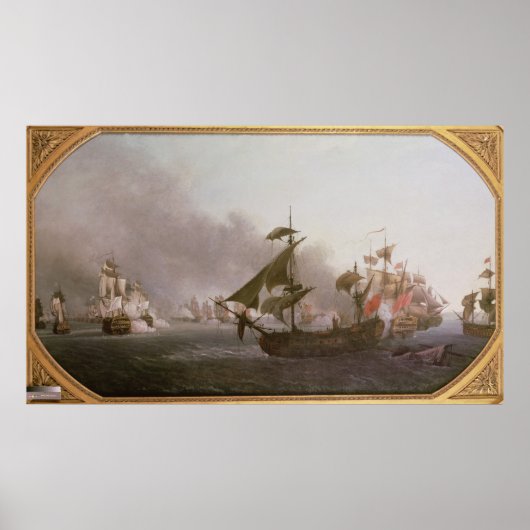 Naval Combat op het eiland Grenada Poster (Voorkant)