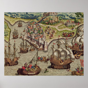Naval Combat Poster