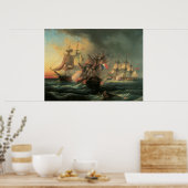Naval Combat - Rechten van Man en onverdraagzaamhe Poster (Keuken)