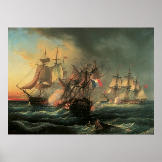 Naval Combat - Rechten van Man en onverdraagzaamhe Poster (Voorkant)