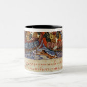 Naval Combat tussen twee Schepen Tweekleurige Koffiemok (Center)