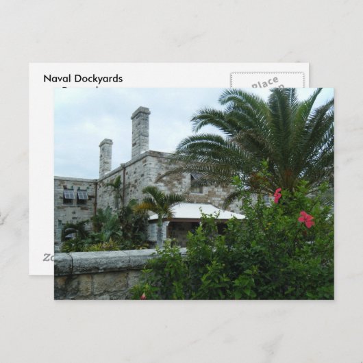 Naval Dockyard Briefkaart (Voorkant / Achterkant)