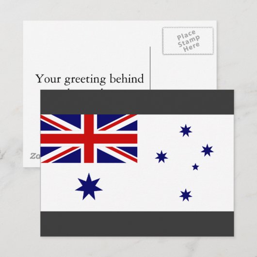 Naval Ensign Australië, Australië Briefkaart (Voorkant / Achterkant)