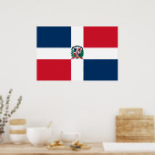 Naval Ensign, Dominicaanse Republiek, Dominica Poster (Keuken)