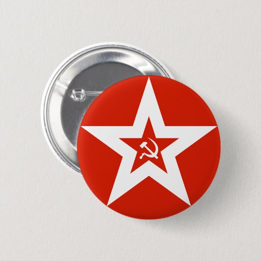 Naval Flag Ronde Button 5,7 Cm (Voorkant /achterkant)