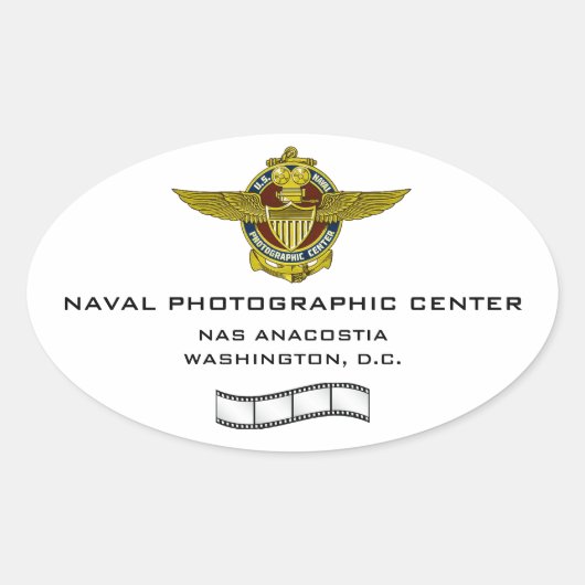 Naval Fotografisch Centrum Sticker (Voorkant)