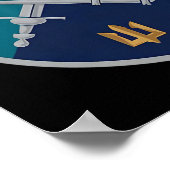 Naval Infantry Corps Command (ukraine) Ukrainian M Poster (Hoek)