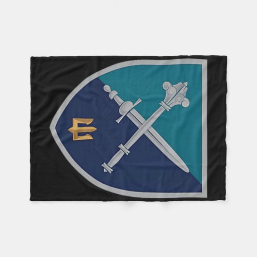 Naval Infantry Corps Command (ukraine) V2 Ukrainia Fleece Deken (Voorkant (Horizontaal))