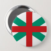 Naval Jack bulgaria, Bulgarije Ronde Button 4,0 Cm (Voorkant /achterkant)