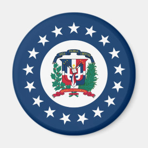 Naval Jack van de Dominicaanse Republiek, Dominica Magneet