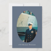 Naval Military Retirement Party Kaart (Achterkant)