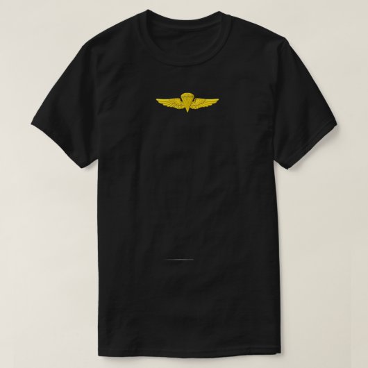 Naval Parachutist Jump Wings Airborne Parachute Ju T-shirt (Design voorkant)