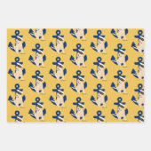 Naval Pup Annapolitan Wrapping Paper Set van 3 (Voorkant)