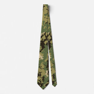 Naval Woodland Camouflage Stropdas