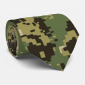 Naval Woodland Camouflage Stropdas (Opgerold)