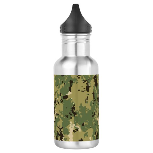 Naval Woodland Camouflage Waterfles (Links)