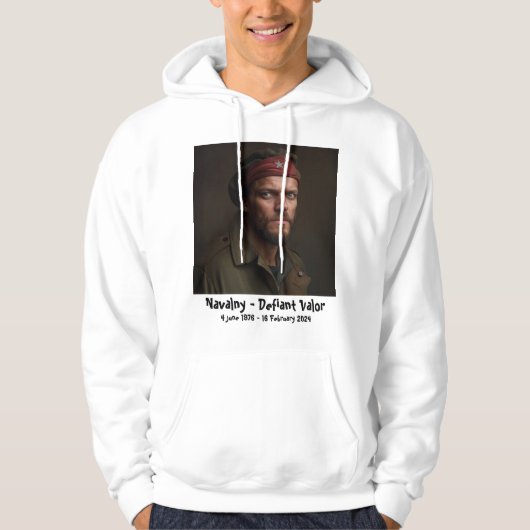Navalny - Defiant Valor Hoodie (Voorkant)