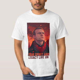 Navalny, je erfenis en geest leven op t-shirt